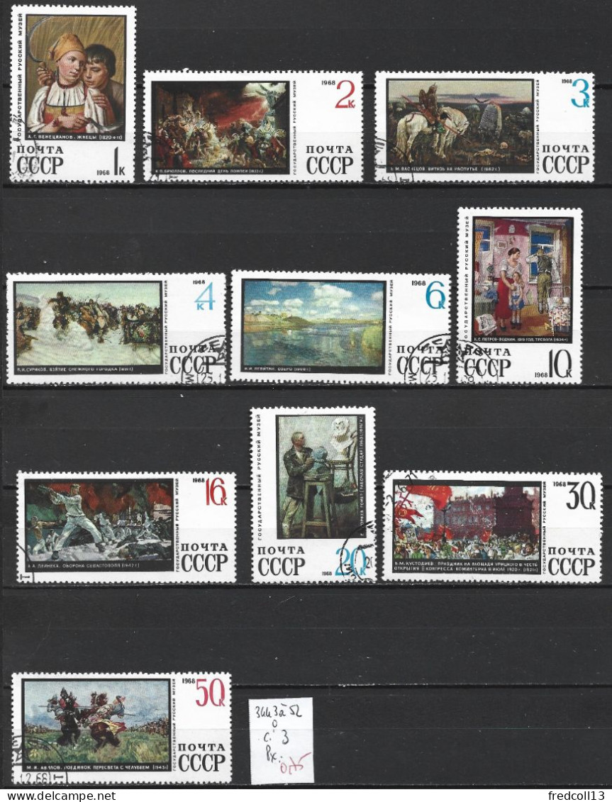 RUSSIE 3443 à 52 Oblitérés Côte 3 € - Used Stamps