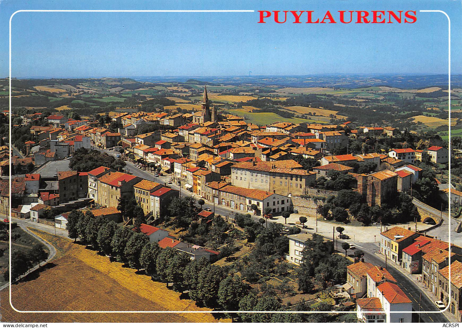 PUYLAURENS Vue Aerienne  26 (scan Recto Verso)ME2643BIS - Puylaurens