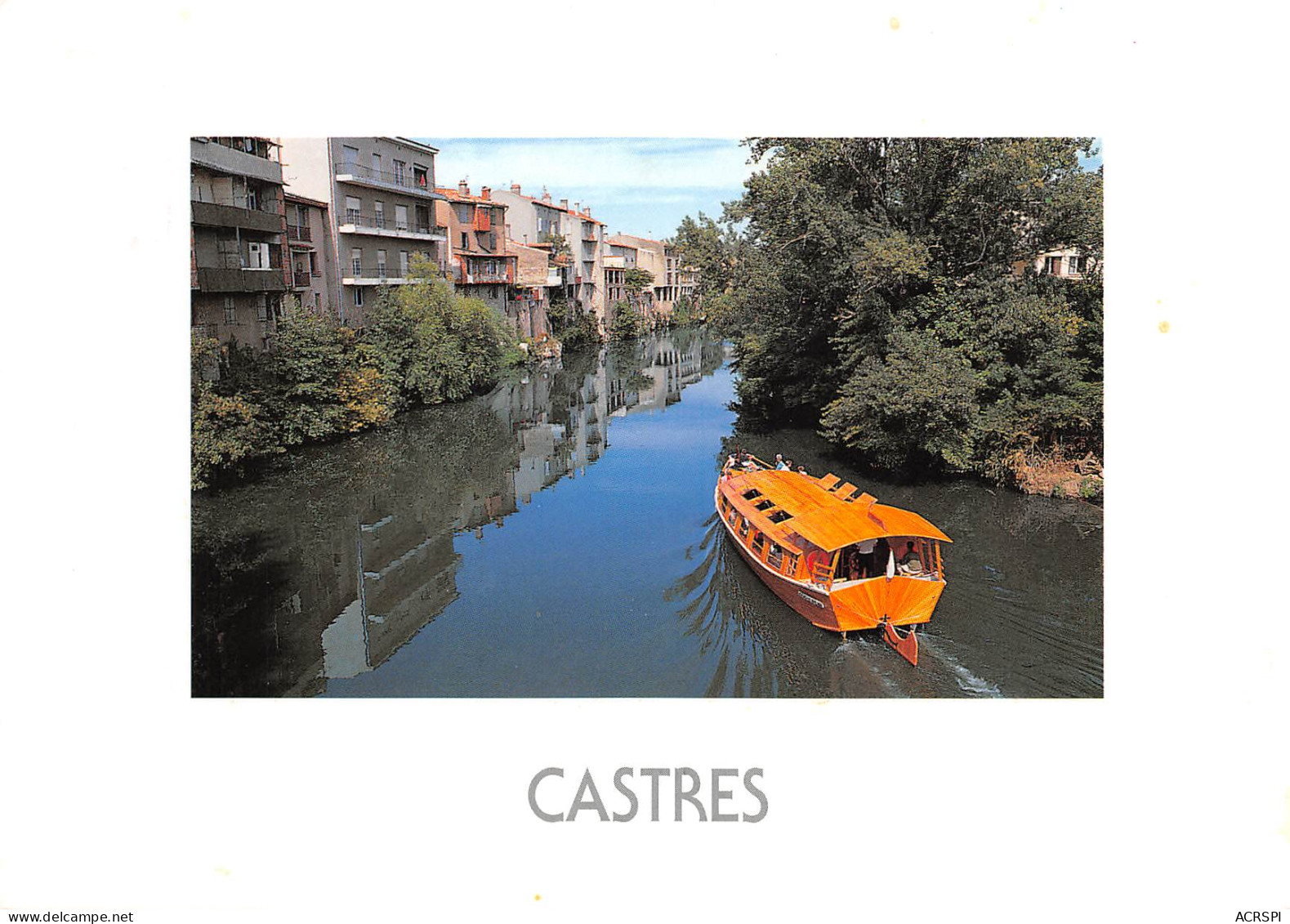 CASTRES  Péniche Sur Le Fleuve  10 (scan Recto Verso)ME2644BIS - Castres