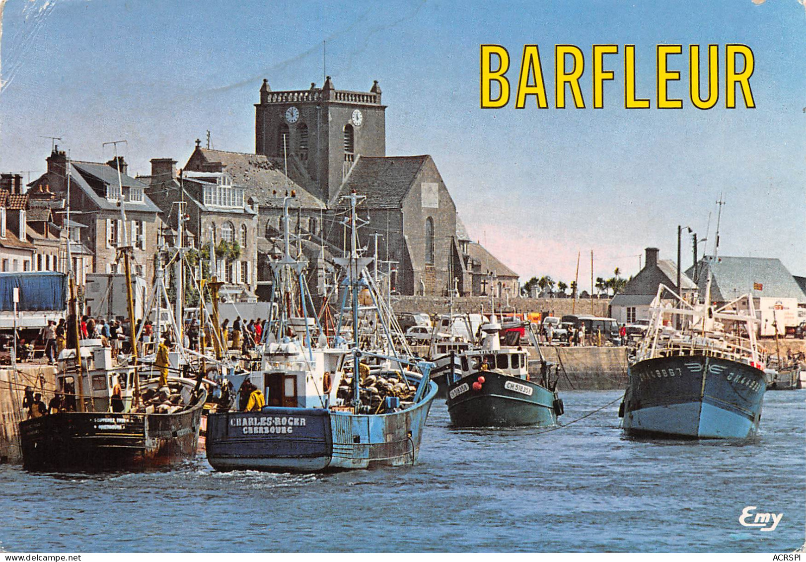 BARFLEUR  Le Retour Des Mouliers Le Charles Rocher De Cherbourg  40 (scan Recto Verso)ME2644TER - Barfleur