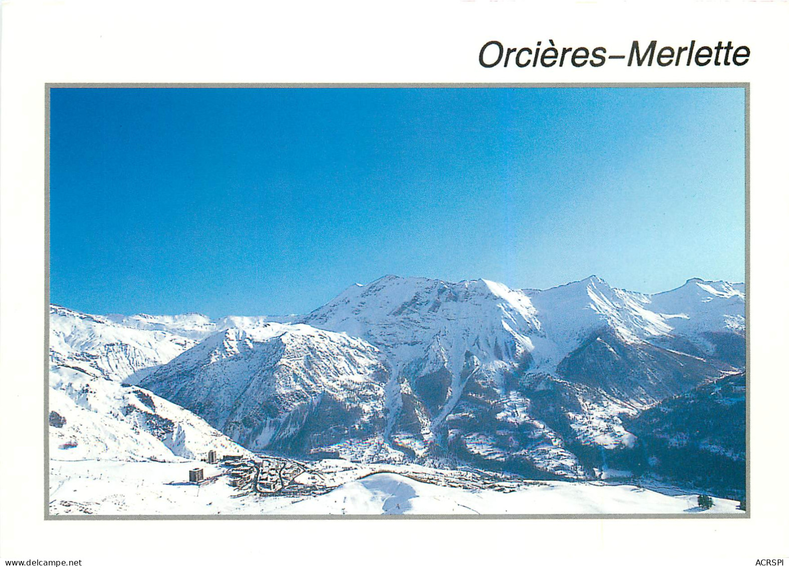 ORCIERES MERLETTE 14(scan Recto Verso)ME2645 - Orcieres