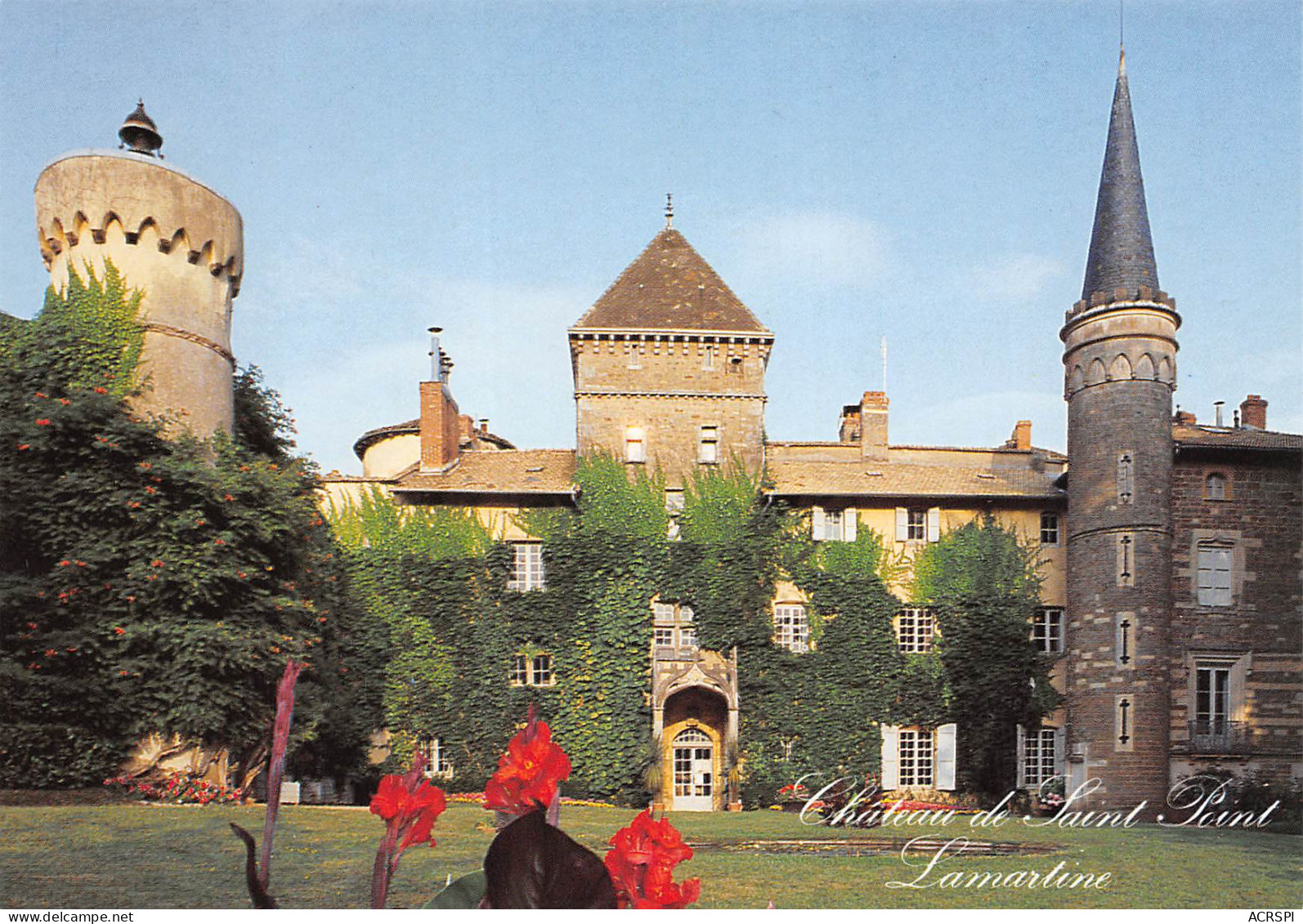 SAINT POINT  Chateau De Lamartine Bourgogne Du Sud  4 (scan Recto Verso)ME2645BIS - Autres & Non Classés