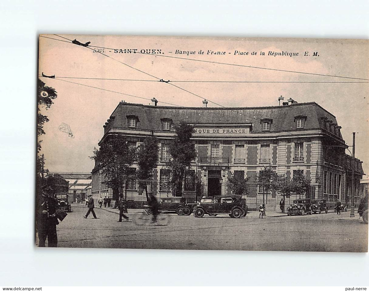 SAINT OUEN : Banque De France, Place De La République - Très Bon état - Saint Ouen