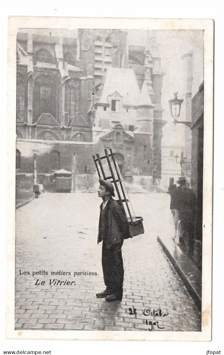 75 PARIS - "Les Petits Métiers Parisiens" Le Vitrier - Loten, Series, Verzamelingen