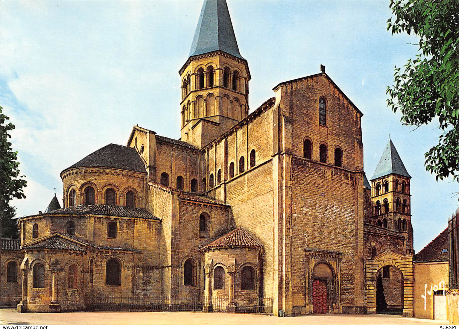 PARAY LE MONIAL Basilique Et Abside  15 (scan Recto Verso)ME2645TER - Paray Le Monial