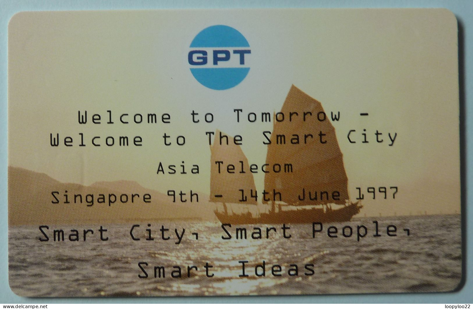 UK - Great Britain - GPT - GPT053 - VIP Asia Telecom 1997 - Matt - 1000 Units - Emissions Entreprises