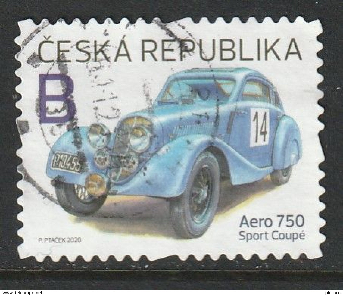 REPUBLICA CHECA, USED STAMP, OBLITERÉ, SELLO USADO, - Autres & Non Classés