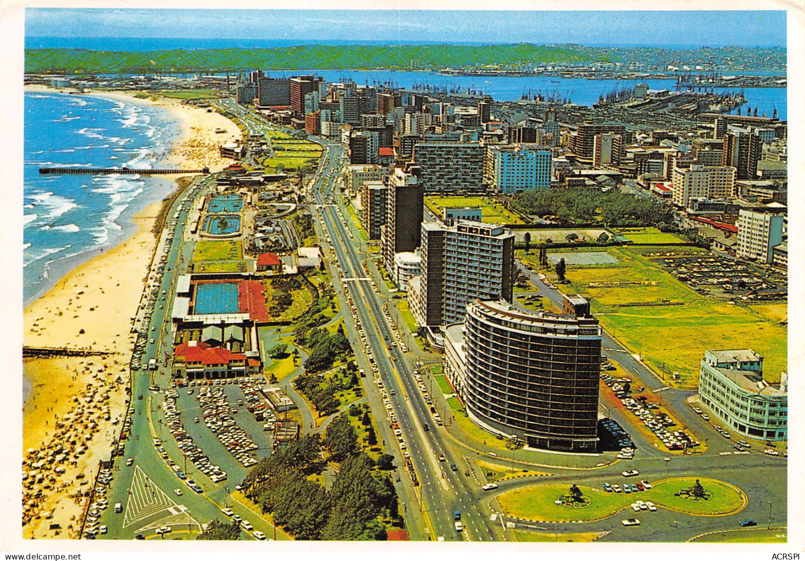 Afrique Du Sud RSA  Zuid-Afrika  DURBAN NATAL Aerial View Difco Building  27 (scan Recto Verso)ME2646BIS - South Africa