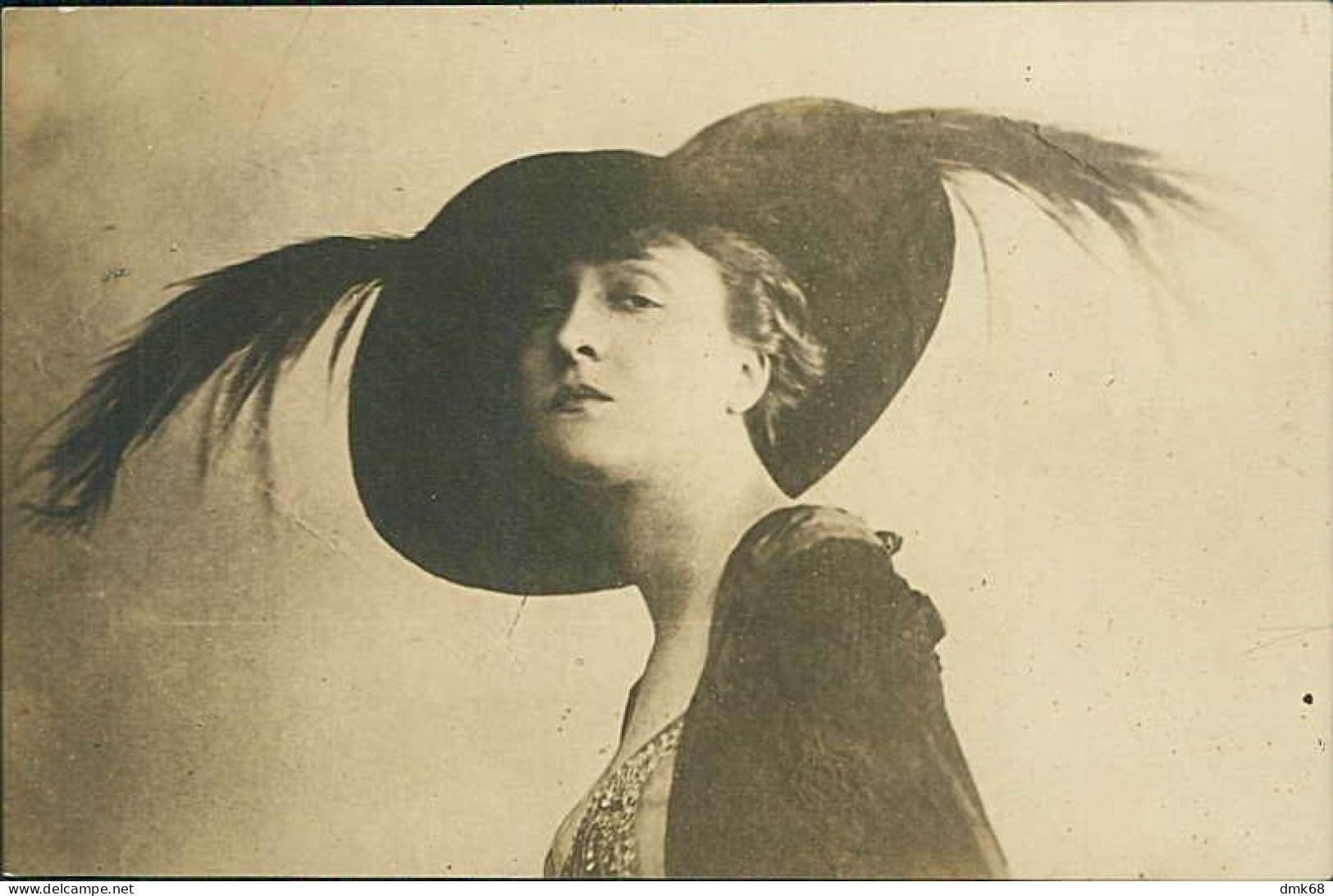 LYDA BORELLI ( LA SPEZIA 1887 ) ITALIAN ACTRESS - RPPC POSTCARD 1910s (TEM513) - Entertainers