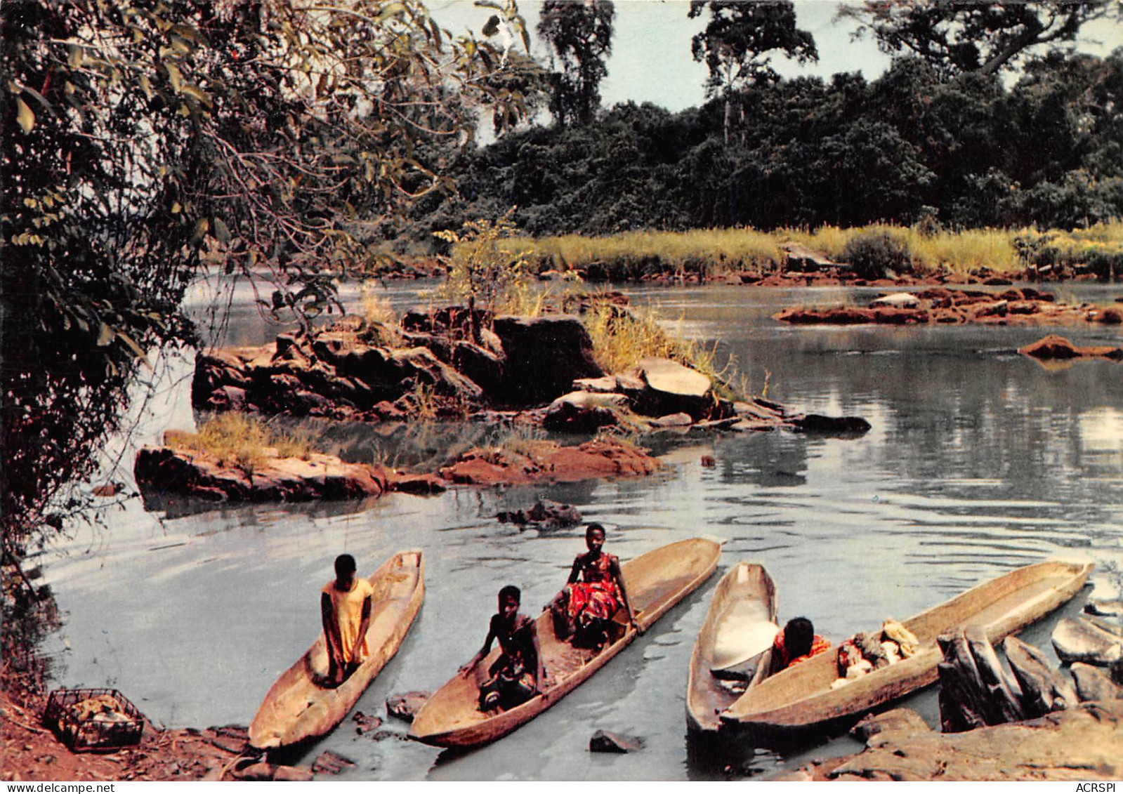 Afrique Retour Des Lavandieres En Pirogue 20 (scan Recto Verso)ME2646VIC - Benin