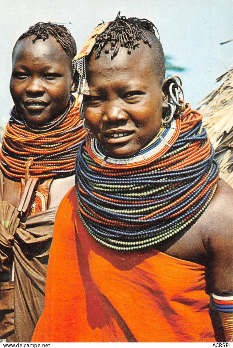 KENYA  Turkana Girls MOMBASA  Jeune Fille Femme   29 (scan Recto Verso)ME2646VIC - Kenya