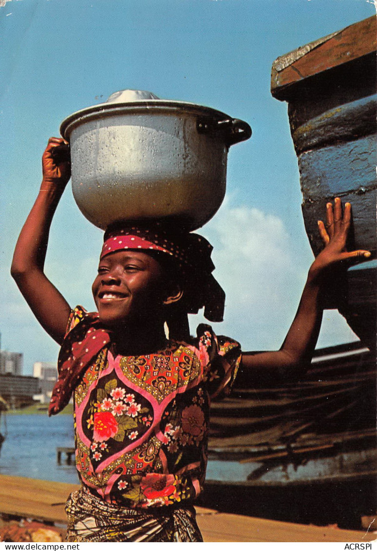 COTE D' IVOIRE Abidjan  Sourire D'enfant  Fillette Jeune Fille  35 (scan Recto Verso)ME2646VIC - Côte-d'Ivoire