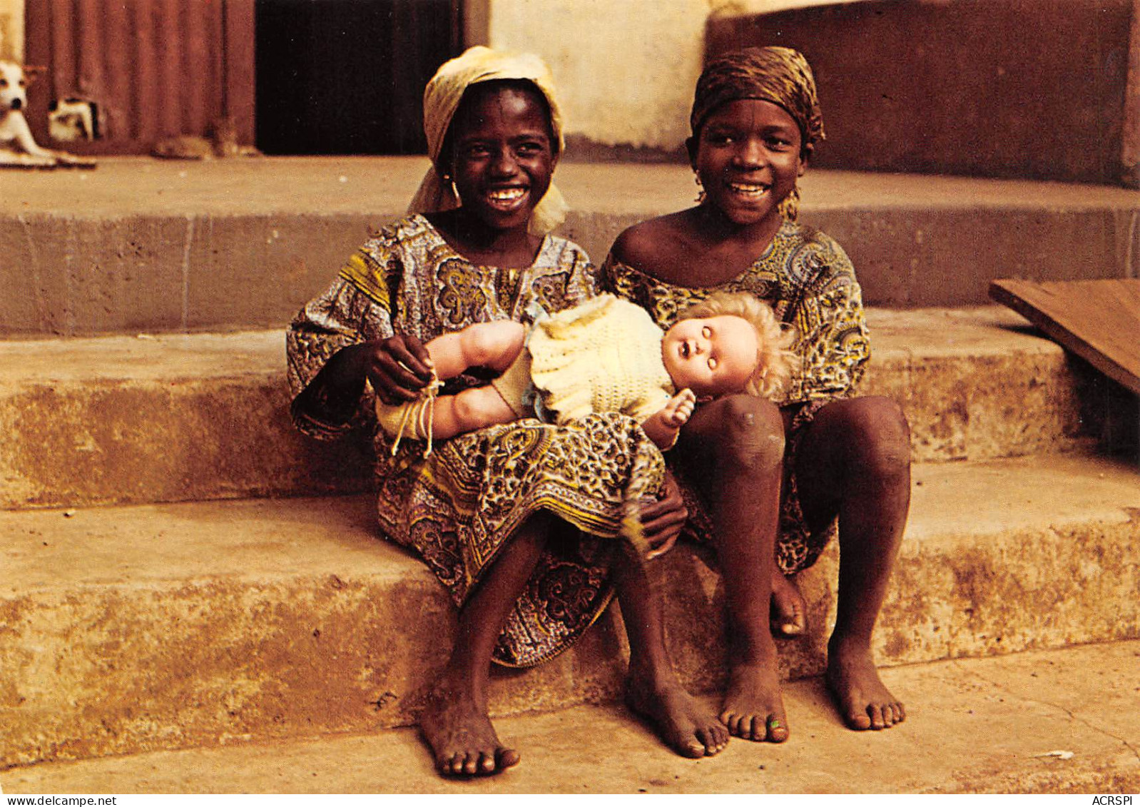 MALI  Ancien Soudan Français   Jeune Femme Girl And DOLL  16 (scan Recto Verso)ME2647BIS - Mali