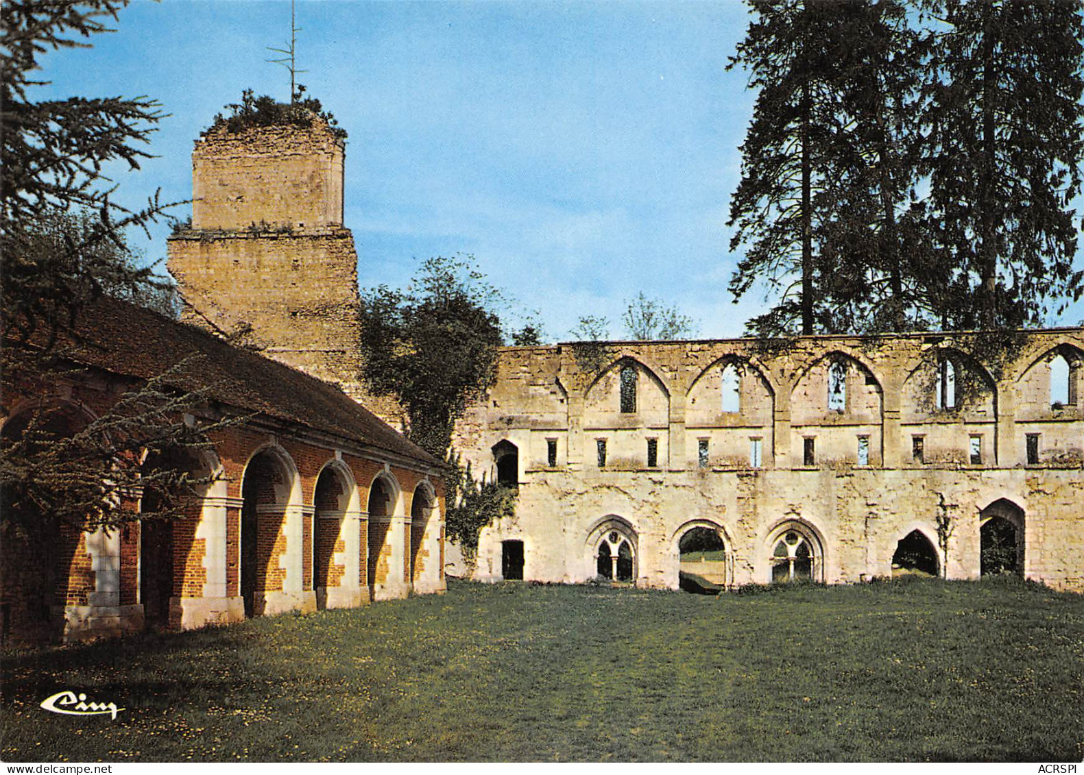 Abbaye De MORTEMER  Lyons-la-Forêt  Lisors Vestiges Du Cloitre 5 (scan Recto Verso)ME2647TER - Lyons-la-Forêt