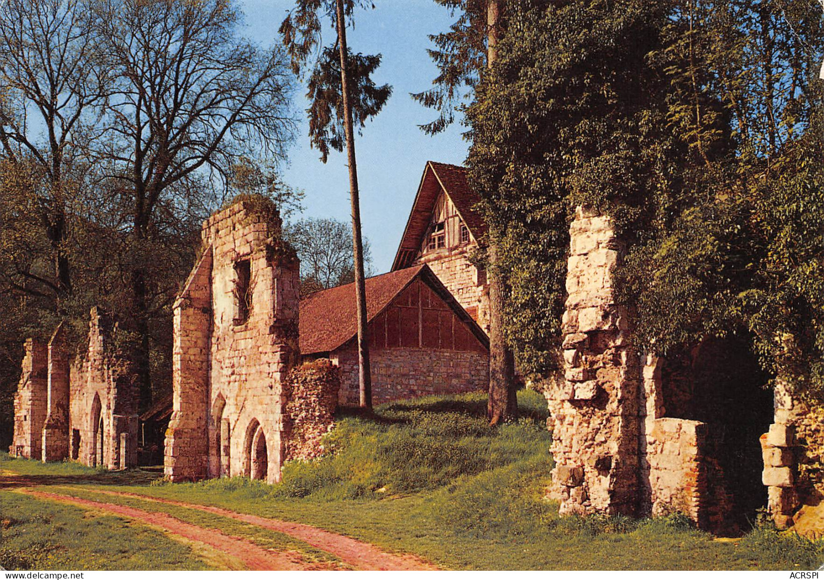 Abbaye De MORTEMER  Lyons-la-Forêt  Lisors Ruines De La Bibliotheque 6 (scan Recto Verso)ME2647TER - Lyons-la-Forêt