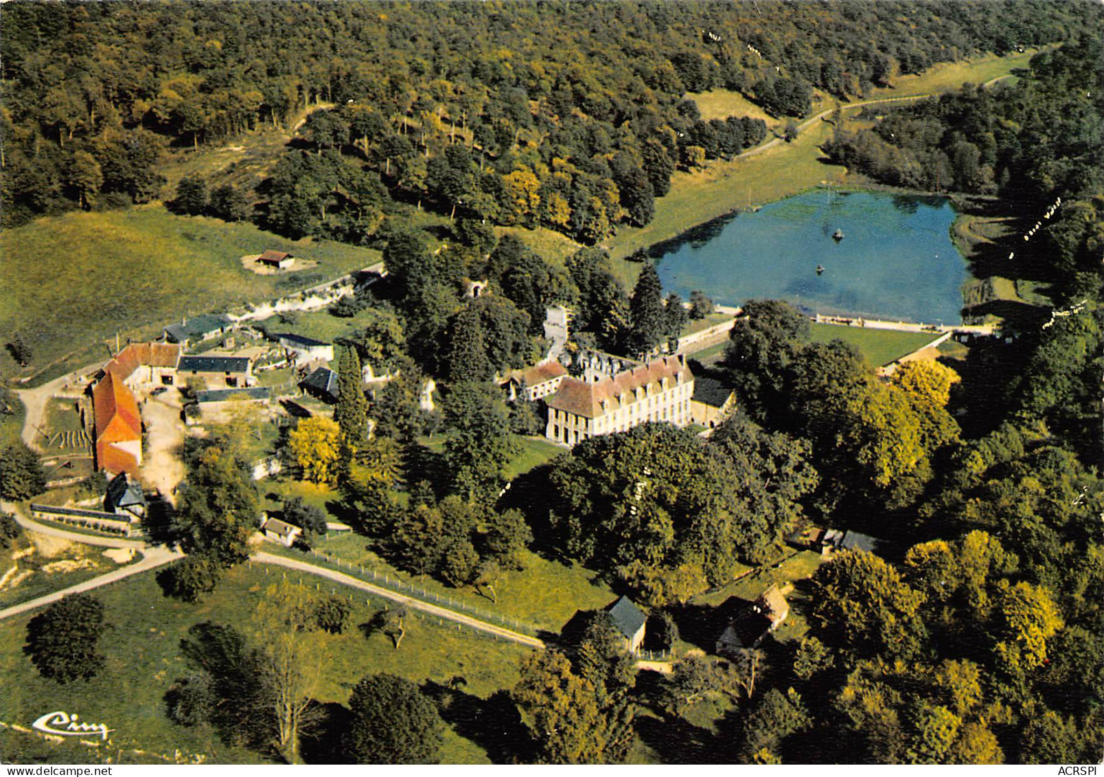 Abbaye De MORTEMER  Lyons-la-Forêt  Lisors  Vue Panoramique Aerienne  10 (scan Recto Verso)ME2647TER - Lyons-la-Forêt