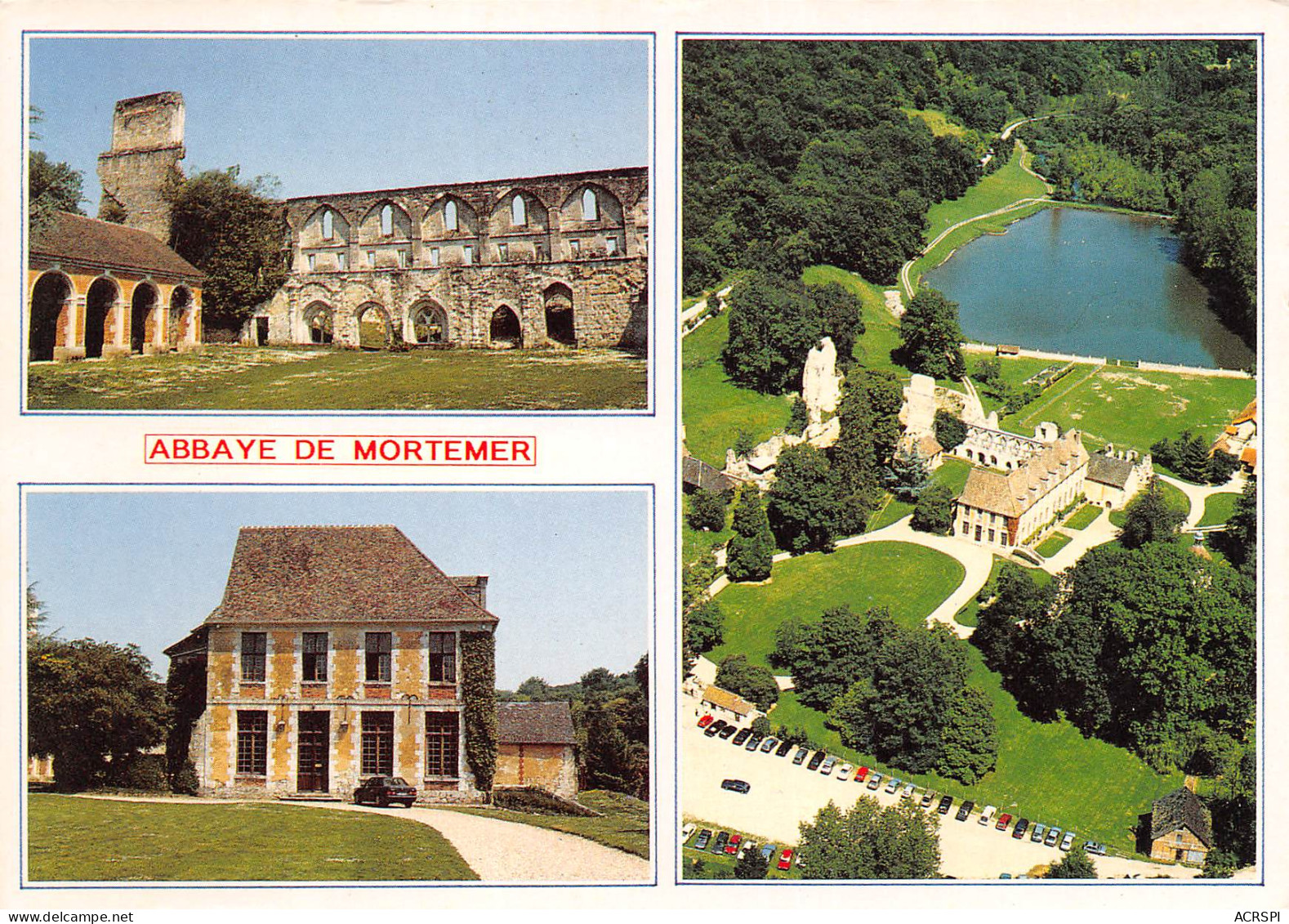 Abbaye De MORTEMER  Lyons-la-Forêt  Lisors  Ruines Origine CISTERRIENNE  12 (scan Recto Verso)ME2647TER - Lyons-la-Forêt