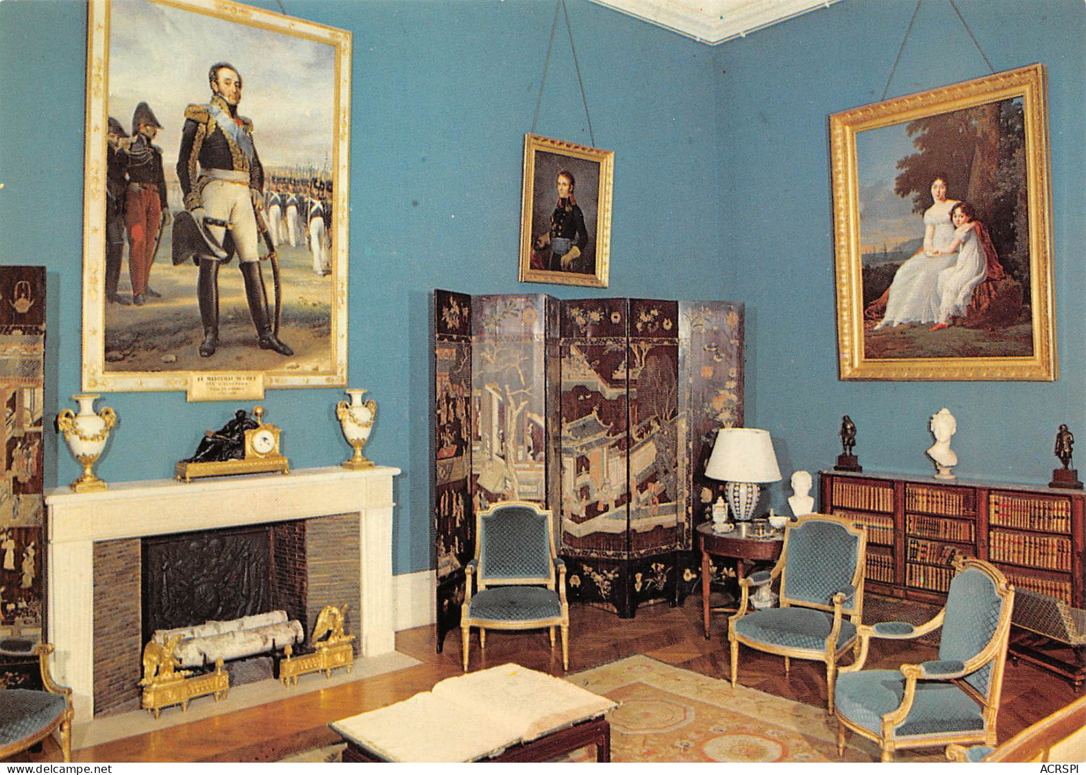 VERNON Chateau De BIZY Le Salon Bleu  21 (scan Recto Verso)ME2647TER - Vernon