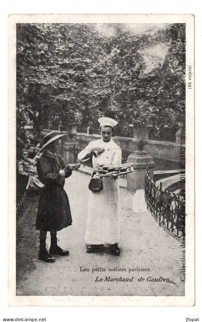 75 PARIS - "Les Petits Métiers Parisiens" Le Marchand De Gaufres - Lotes Y Colecciones