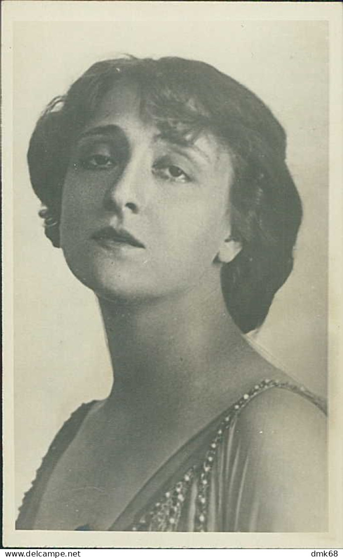 LYDA BORELLI ( LA SPEZIA 1887 ) ITALIAN ACTRESS - RPPC POSTCARD 1910s (TEM515) - Entertainers