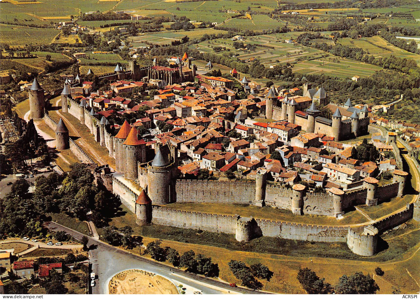 CARCASSONNE  Vue Du Ciel  18 (scan Recto Verso)ME2648BIS - Carcassonne