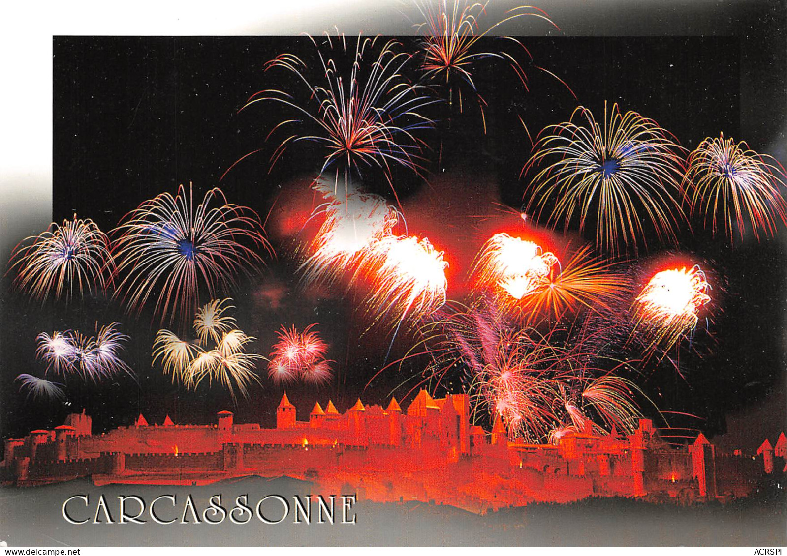 CARCASSONNE   Feux D'artifice  20 (scan Recto Verso)ME2648BIS - Carcassonne