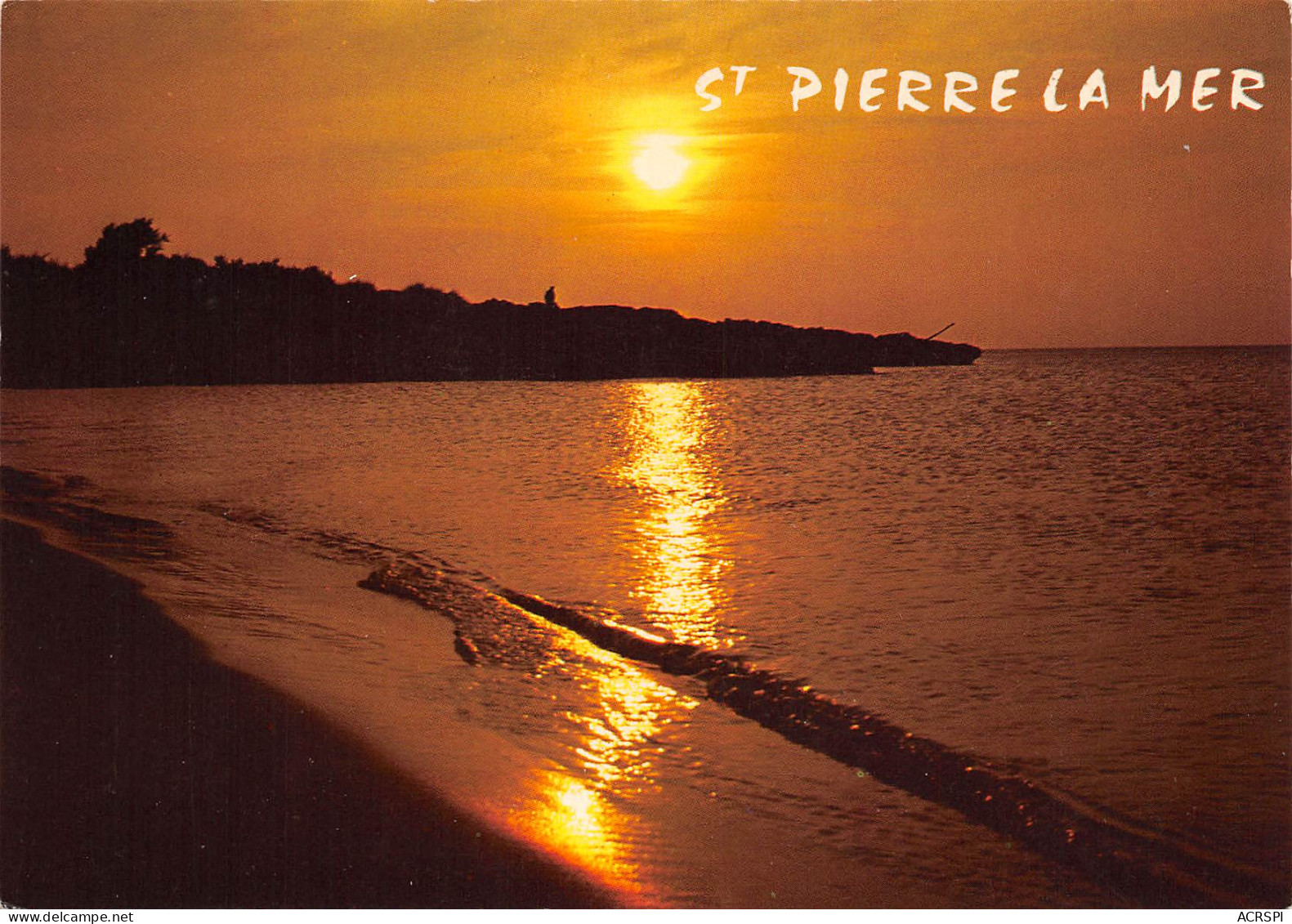 SAINT PIERRE LA MER Aurore Sur Le Rocher LAVALLIERE   48 (scan Recto Verso)ME2648BIS - Autres & Non Classés