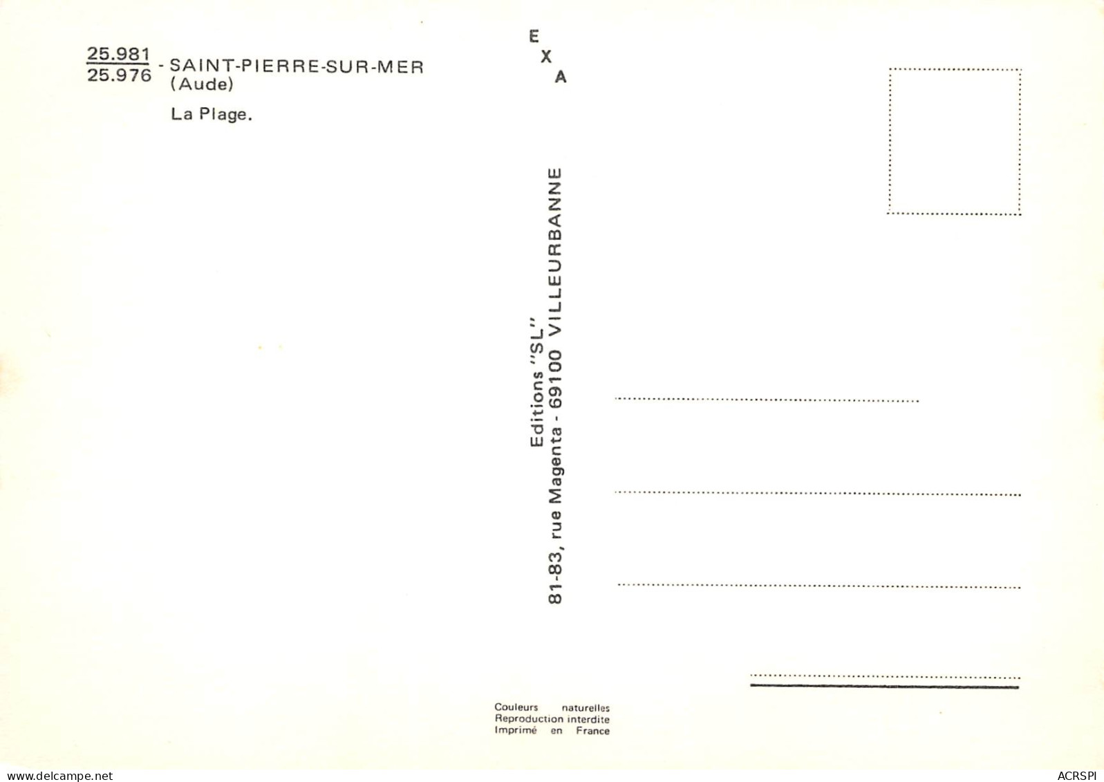 SAINT PIERRE LA MER La Plage   49 (scan Recto Verso)ME2648BIS - Autres & Non Classés
