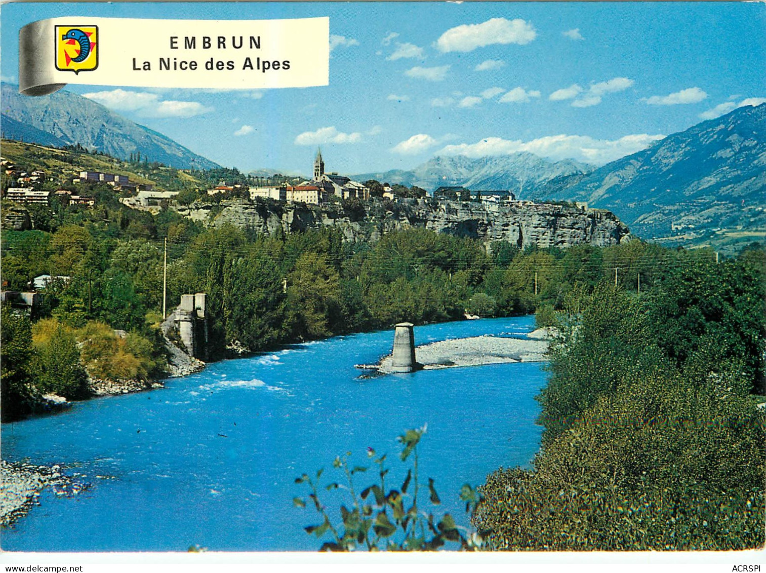 EMBRUN La Durance Et Le Roc 6(SCAN RECTO VERSO)ME2649 - Embrun