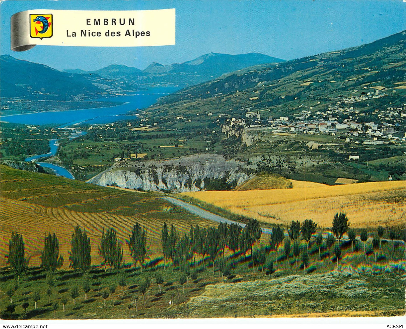 EMBRUN Et Le Lac De Serre Poncon (scan Recto Verso)ME2649 - Embrun