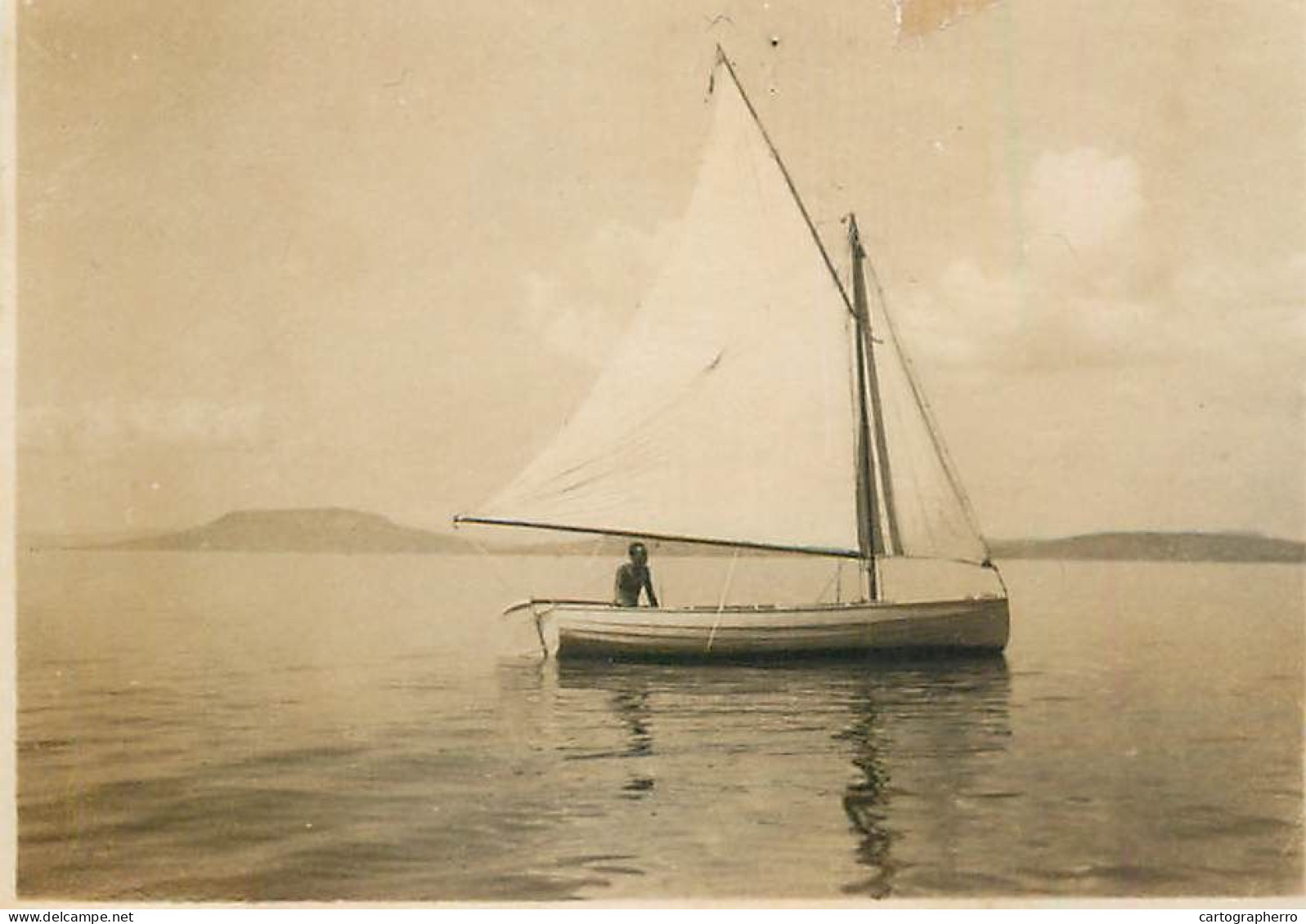 Sailing Boat Vintage Photo - Sports