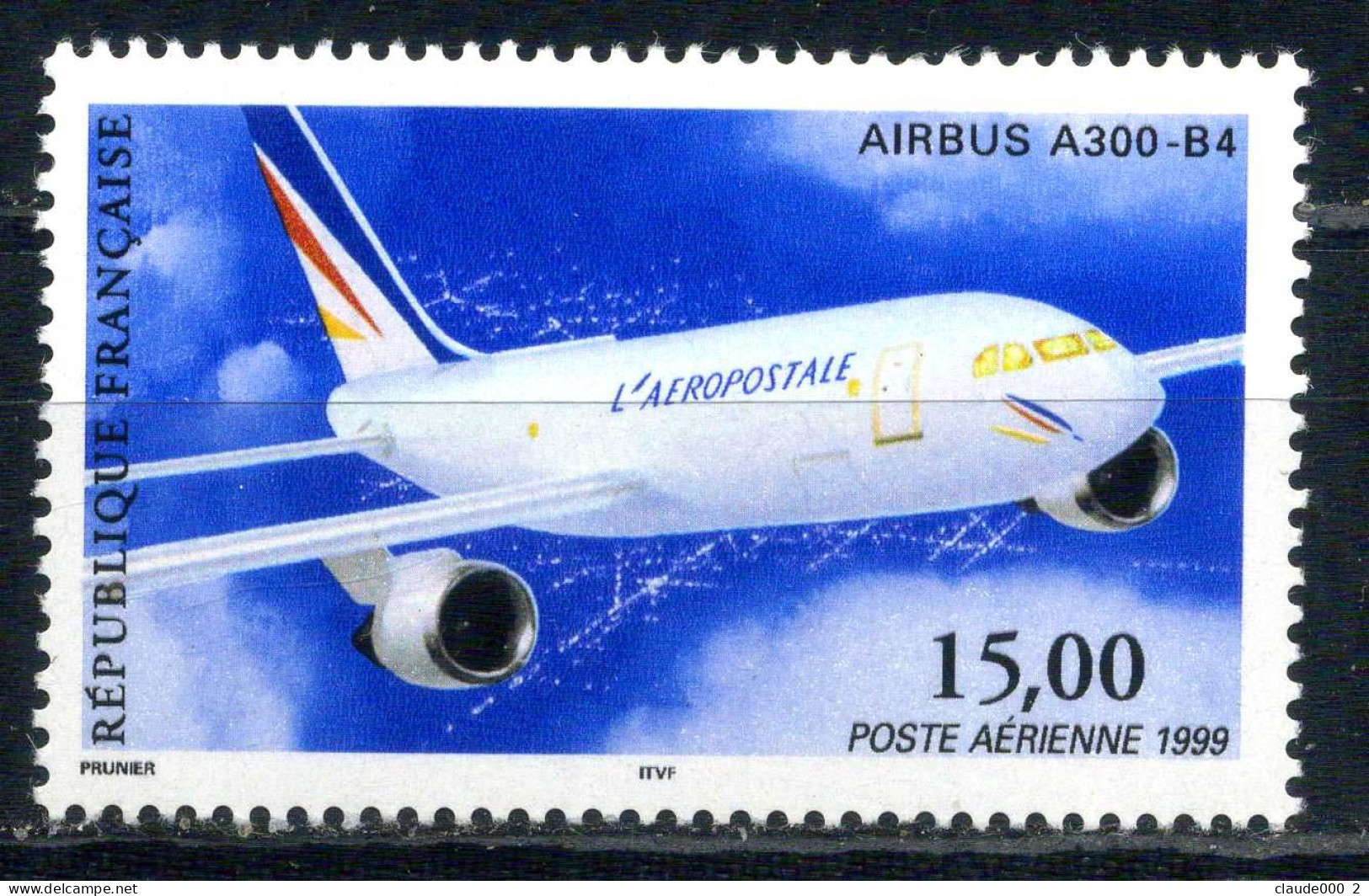 FRANCE PA N° 63 AIRBUS A300-B4 NEUF ** - 1960-.... Postfris