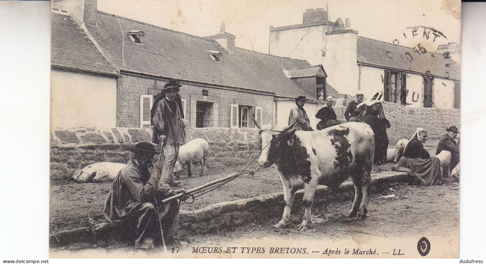 MOEURS ET TYPES BRETONS   APRES LE MARCHE - Autres & Non Classés