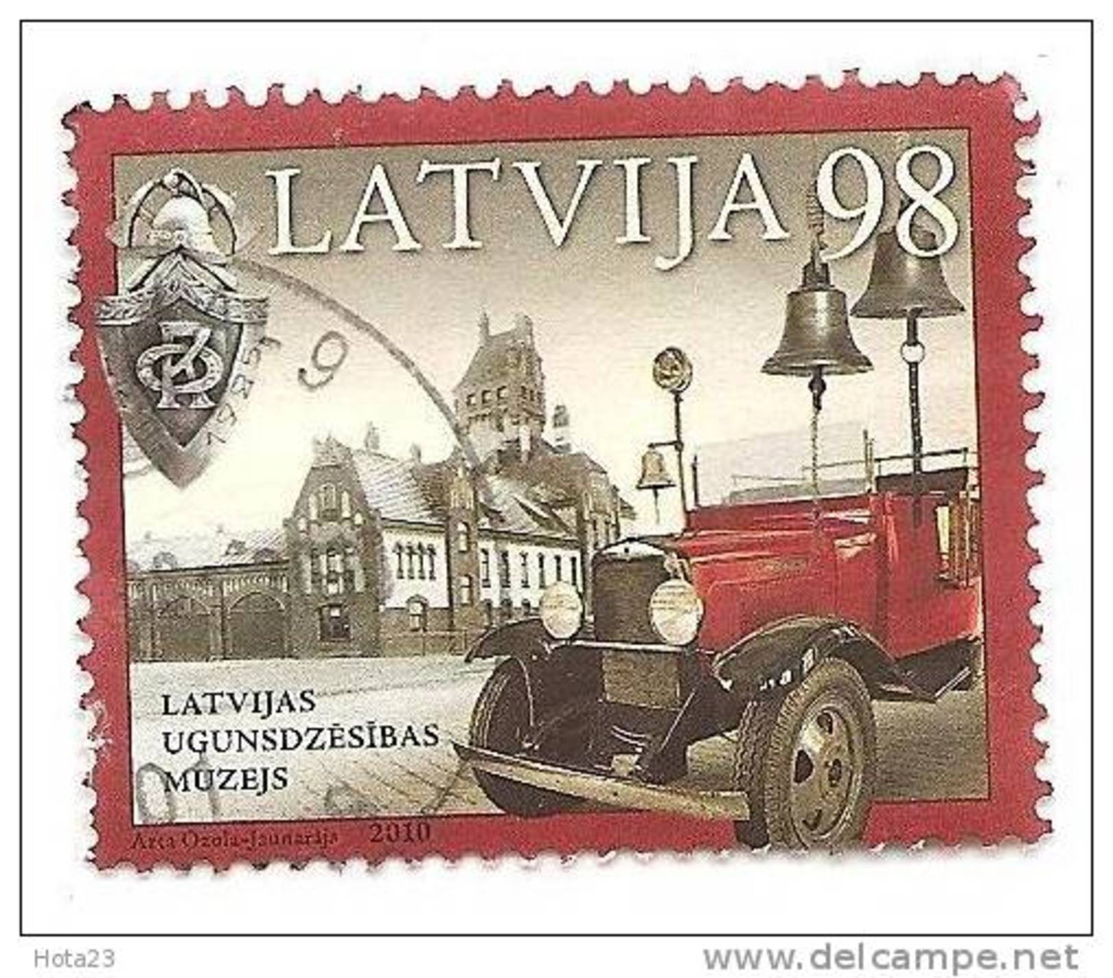 (!) Latvia Lettonia Fire Car / Auto Fire Museum 2010 Y  Used  (o) - Letland