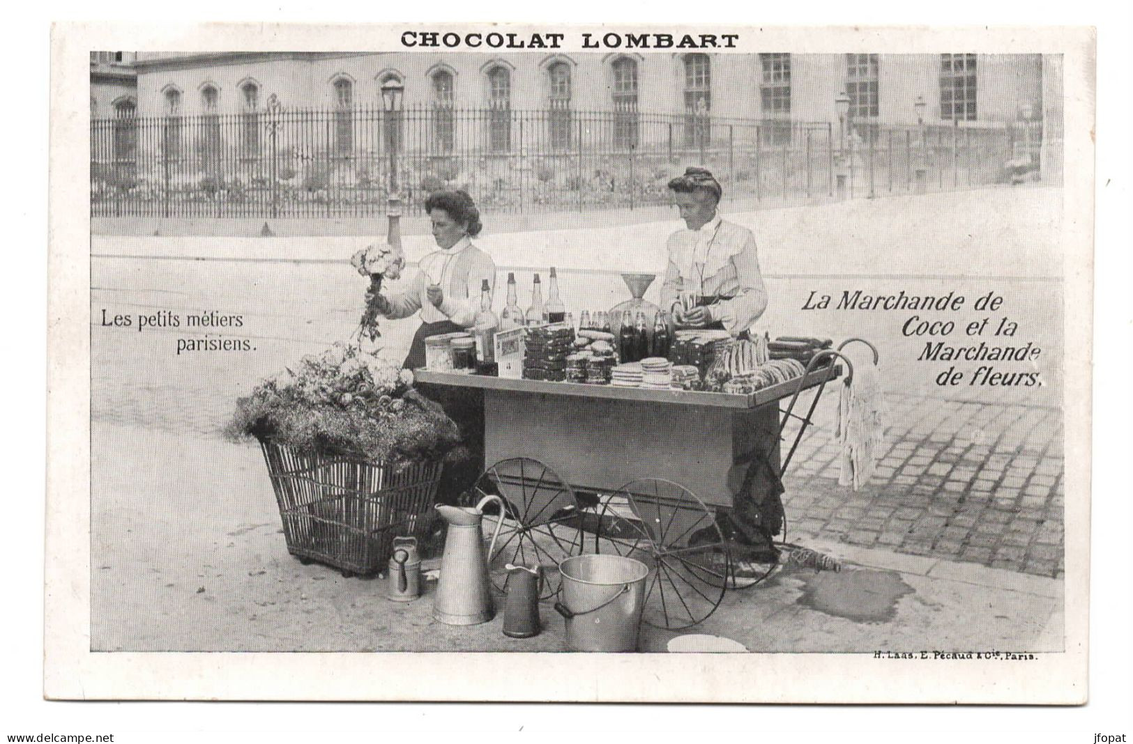 75 PARIS - "Les Petits Métiers Parisiens" La Marchande De Coco Et La Marchande De Fleurs - Sets And Collections