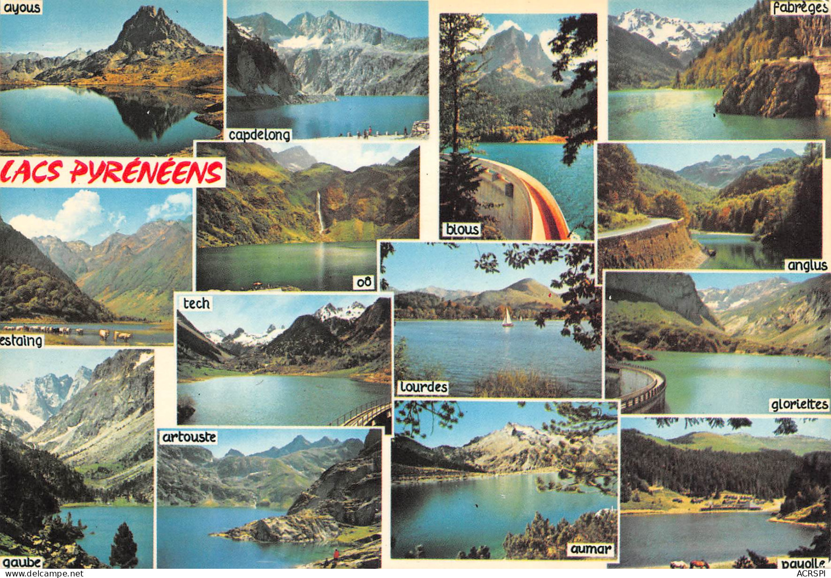 Souvenir Des Lacs Pyreneens  30 (scan Recto Verso)ME2650UND - Lourdes