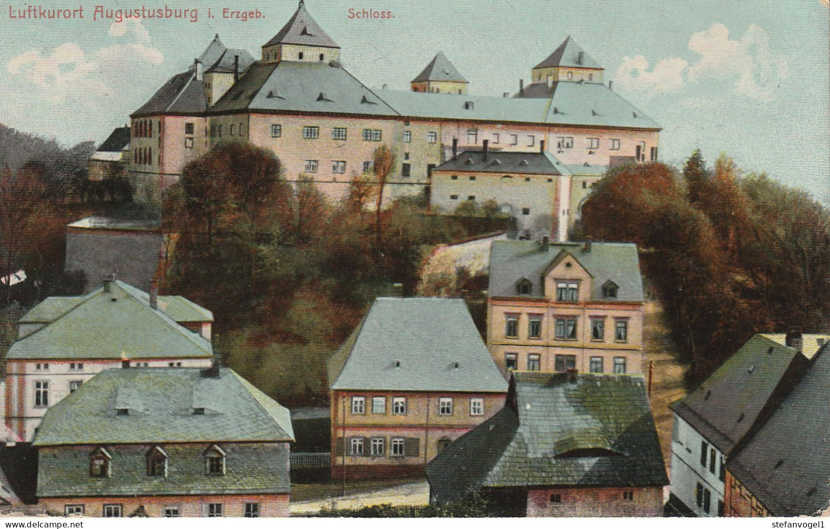 Augustusburg  Gel. 1909  Schloß - Augustusburg
