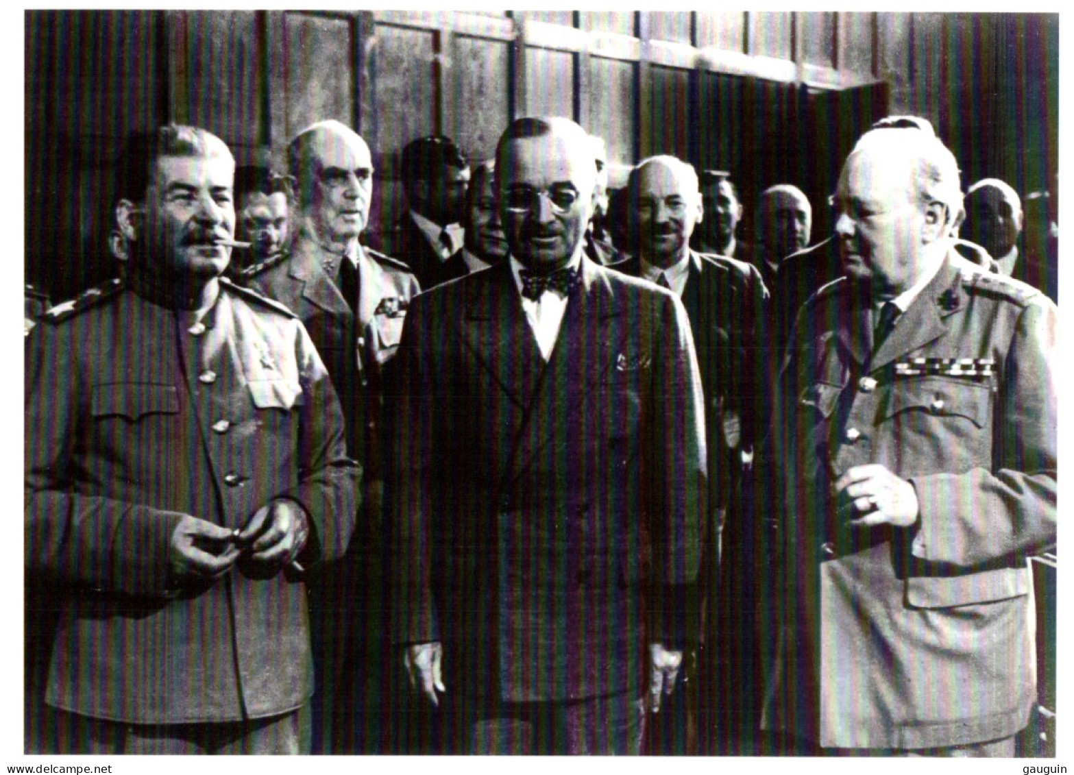 CPM - GUERRE 1939/45 - Conférence De POTSDAM Cecilienhof - STALINE TRUMANN & CHURCHILL ...Edition Musée - Weltkrieg 1939-45