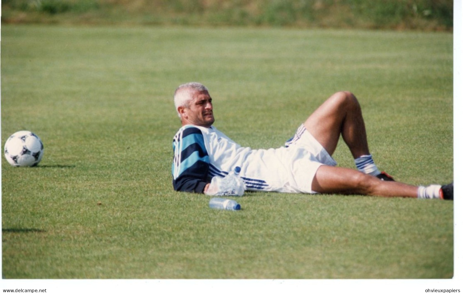 Lot De 3 Photos  Fabrizio Ravanelli Star Italienne à L'O.M OLYMPIQUE DE MARSEILLE 1997  SIPA PRESS - Sports