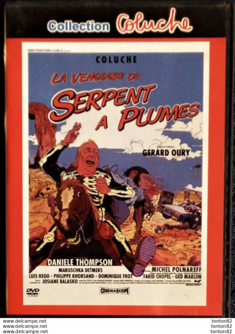 La Vengeance Du Serpent à Plumes - Film De Gérard Oury - COLUCHE - Maruschka Detmers - Luis Régo - Philippe Korsand . - Comédie