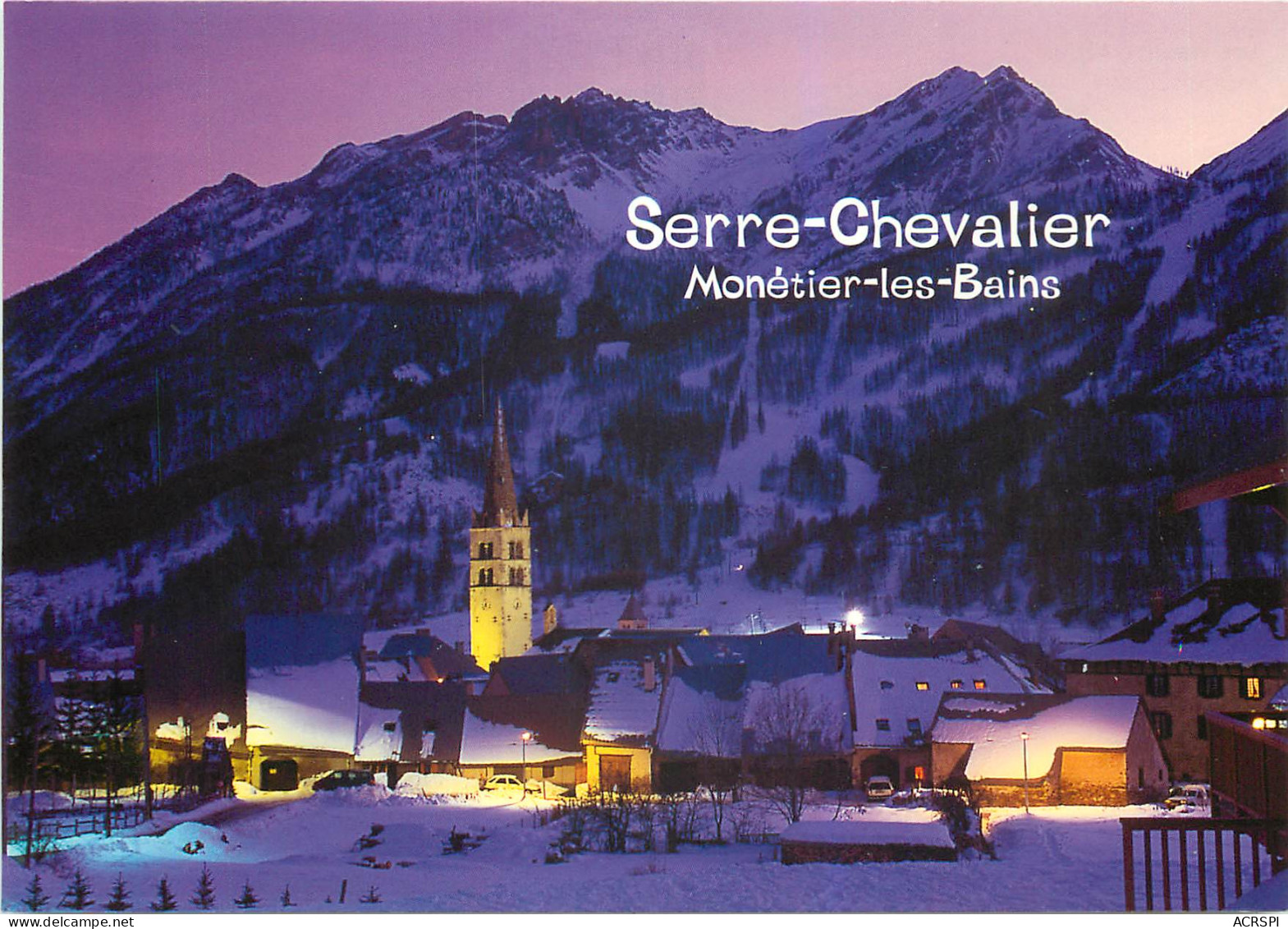 SERRE CHEVALIER Monetier Les Bains 24(scan Recto Verso)ME2657 - Serre Chevalier