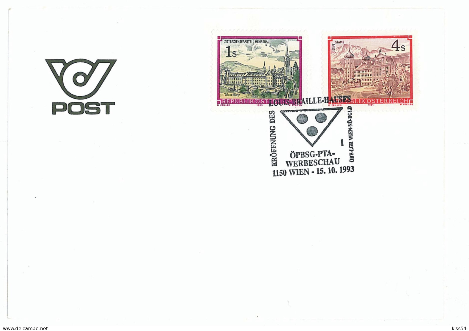 SC 54 - 275 Scout AUSTRIA - Cover - Used - 1993 - Briefe U. Dokumente