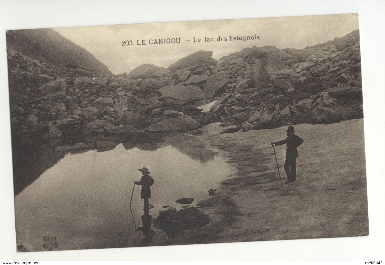 66/ CPA A - Le Canigou -  Le Lac Des Estagnols - Autres & Non Classés