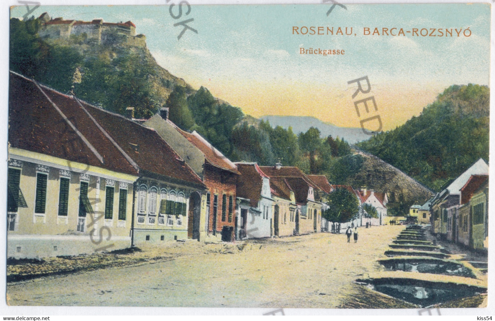 RO 40 - 12371 RASNOV, Brasov, Romania - Old Postcard - Used - 1911 - Roemenië