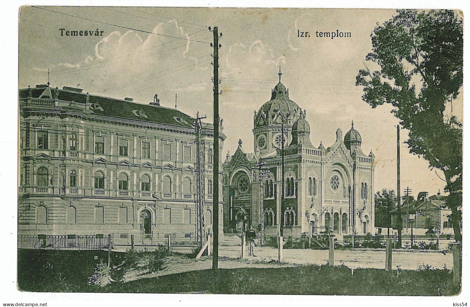 RO 40 - 2651 TIMISOARA, Synagogue, Romania - Old Postcard - Used - 1915 - Romania