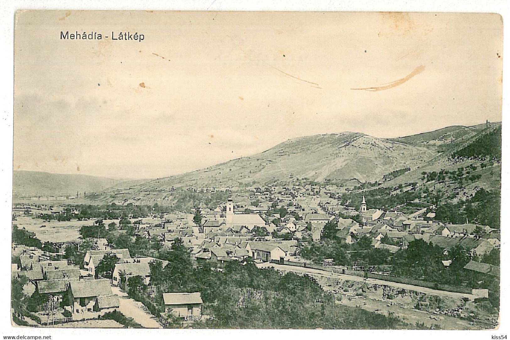 RO 40 - 2921 MEHADIA, Caras-Severin, Panorama, Romania - Old Postcard - Used - 1911 - Roemenië