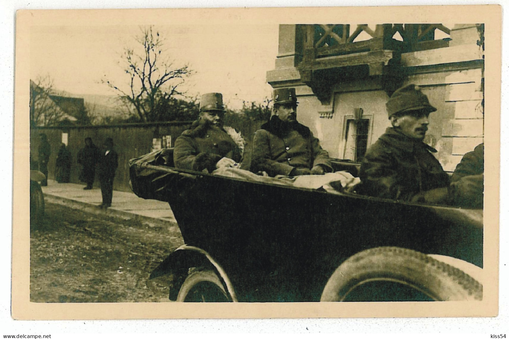 RO 40 - 3279 SIGHET Maramures, WW I, Officers, Old Car, Romania - Old Postcard - Unused - 1917 - Roemenië