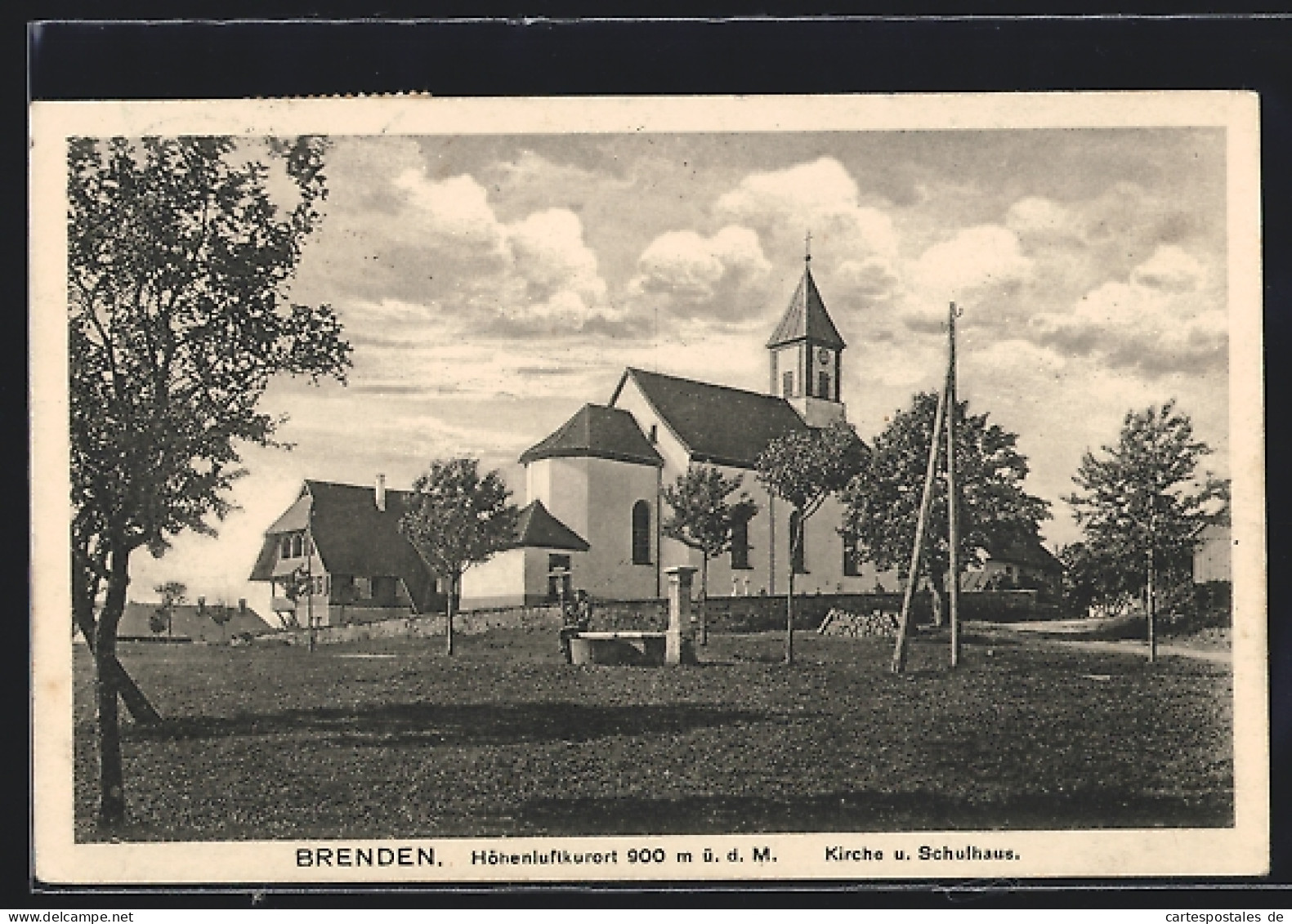 AK Brenden, Kirche Und Schulhaus  - Sonstige & Ohne Zuordnung