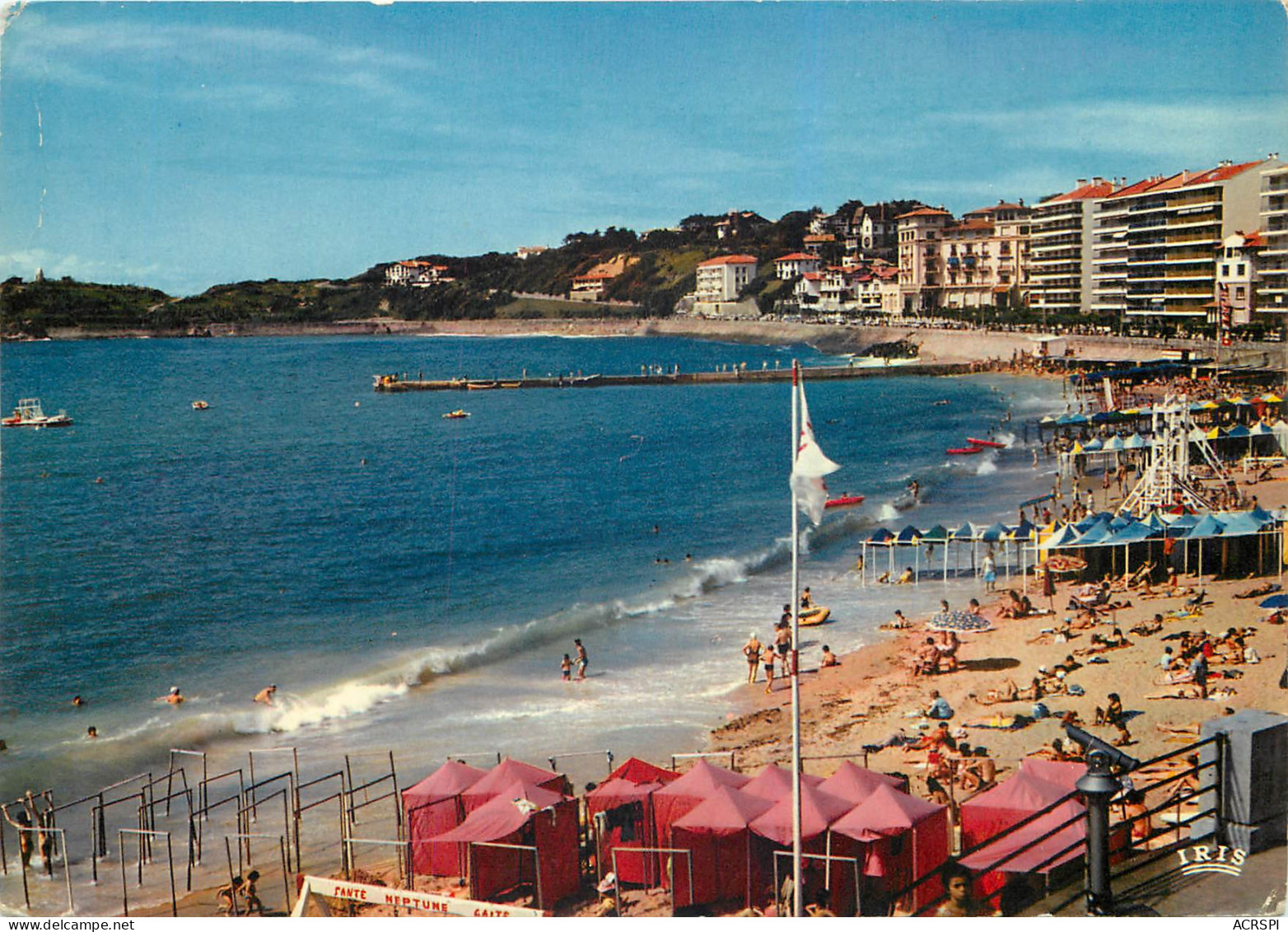 St Jean De Luz La Plage Et La Pointe Ste Barbe 1 (scan Recto Verso)ME2665 - Saint Jean De Luz