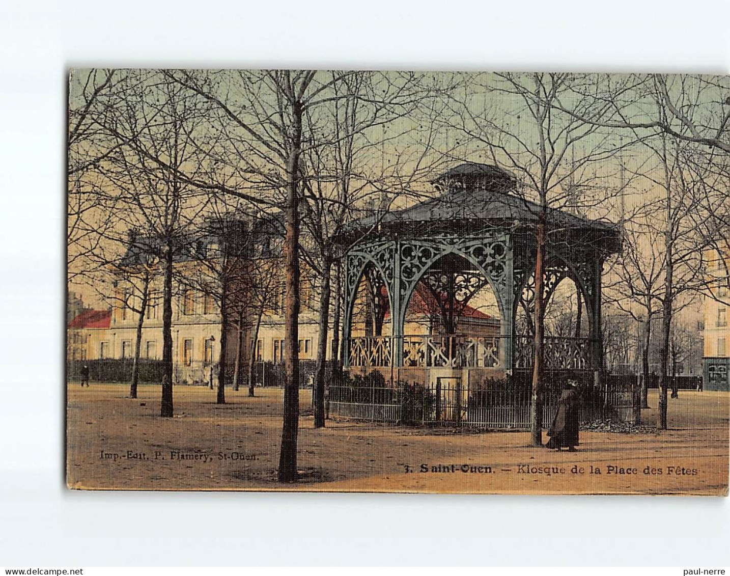 SAINT OUEN : Kiosque De La Place Des Fêtes - état - Saint Ouen